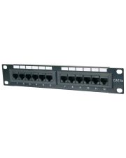 Патч-панель Digitus DN-91512U 10'' 1U 12 портів 5e UTP у зборі
