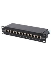 Патч-панель Digitus DN-91612S 10'' 1U 12 портів CAT 6 STP у зборі