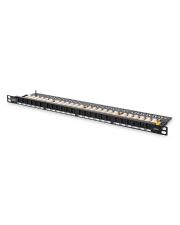 Патч-панель Digitus DN-91624U-SL-SH 19'' 0.5U 24 порти cat 6 UTP у зборі