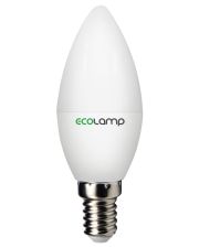 Лампочка Ecolamp C37 6Вт 600Лм 4100К E14