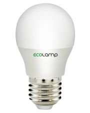 Лампочка Ecolamp LITE G45 5Вт 220В E27 4100K 425Лм