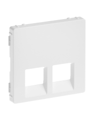 Панель розетки RJ11+RJ45 Legrand Valena Life белая