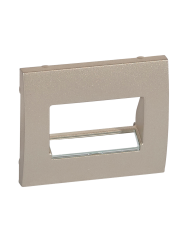 Панель компьютерной розетки RJ45 Legrand Galea Life титан