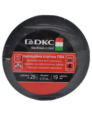 ПВХ изолента 0,15x19мм черная 25 метров DKC