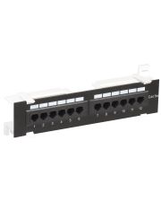 Патч-панель настінна кат.5Е UTP, 12 портів (Dual) 1U, ITK