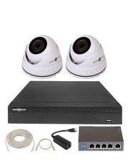 Комплект видеонаблюдения Green Vision GV-IP-K-L24/02 1080P