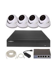Комплект видеонаблюдения Green Vision GV-IP-K-L25/04 1080P
