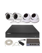 Комплект видеонаблюдения Green Vision GV-IP-K-L27/04 1080P