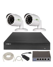 Комплект видеонаблюдения Green Vision GV-IP-K-L21/2 1080P