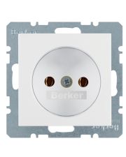 Розетка без з/к полярная белизна Berker K.1