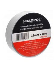 ПВХ ізолента Radpol AR 19/20 біла 20м