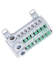Клема FTG KVK KS 741PE (вхід: 2х25мм², 2х16мм², виходи: 14х4мм²)