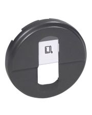 Панель розетки RJ45 Legrand Celiane графит