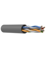 Кабель связи (витая пара) ITK U/UTP кат.6 4х2х23(0,57мм)AWG solid PVC серый LC1-C604-111 (305м)