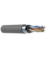 Кабель связи (витая пара) ITK F/UTP кат.6 4x2х23(0,57мм)AWG solid PVC серый LC1-C604-311