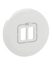 Панель розетки 1хUSB Legrand Celiane белая