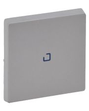 Клавиша выключателя с подсветкой Legrand Valena Life алюминий