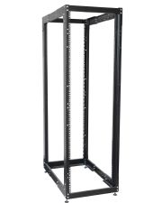 Черная двухрамная стойка 19" 24U ITK LF05-24U68-2R 600x1000мм