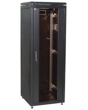 Черный серверный шкаф 19" ITK LN05-24U68-G LINEA N 24U 600х800мм