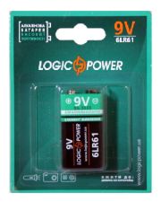 Батарейки LogicPower Alkaline 6LR61