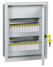 Корпус металлический IEK TREND ЩРв-24з-3-58 УХЛ3 IP31 (MKM14-V-24-31-TW)