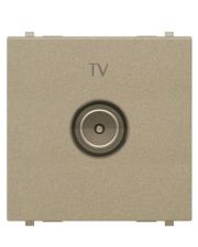 TV розетка ABB Zenit N2250.7 CV 2М (шампань)