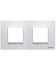 Двухместная рамка ABB Zenit N2272 BL (белая)