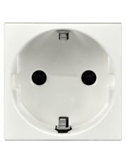 Механизм розетки ABB Zenit N2288 BL 2М с заземлением и защитными шторками (белый)