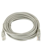 Патч-корд литой Logicpower UTP, RJ45, кат. 5Е, 5м