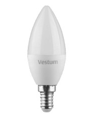 Лампа LED Vestum C37 6Вт 3000K E14