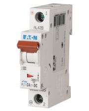 Автоматический выключатель Eaton PL7-C4/1-DC 250В DC 4А C