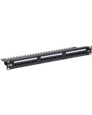 Патч-панель кат.5Е UTP, 24 порти (Dual) 1U, ITK