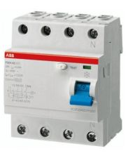 УЗО ABB F204 AC-100/0,1, 100А, 100 мА, AC