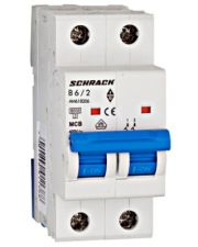 Силовой автомат 6А 2P 6кА х-ка B, Schrack
