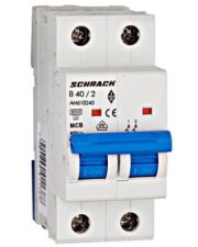 Эл.автомат 40А 2P 6кА х-ка B, Schrack