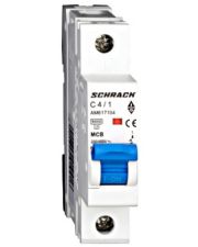 Выключатель автоматический 4А 1P 6кА С, Schrack Technik