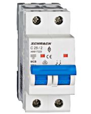 Електричний автомат 25А 2P 6кА, Schrack Technik