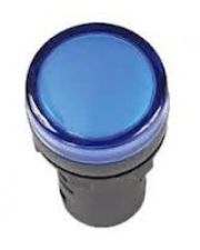 Сигнальна лампа AD16DS (LED) матриця Ø16мм синя 230В IEK