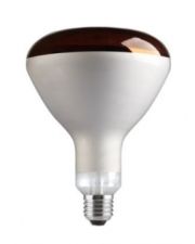 Лампа инфракрасная 250Вт E27 красная, GE (250R/IR/R/E27)