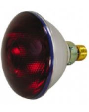 Лампа инфракрасная 100Вт E27 красная PAR 38, InterHeat
