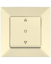 Переключатель для жалюзи Meridian, 1-клавишный, кремовый