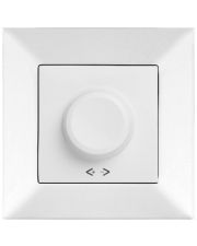 Светорегулятор поворотный Meridian, 600W RL, белый