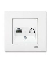 Розетка Karre комп'ютерна RJ45, Cat5e, біла VIKO (арт. 90960032)