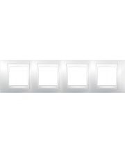 Рамка 4-местная Unica Plus, хамелеон белый Schneider Electric