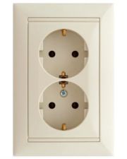 Розетка двойная Legrand Valena DIY (монтаж в 1 коробку) слоновая кость