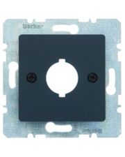 Накладка для сигнальних та контрольних пристроїв, антрацит Berker B.3/B.7