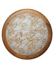 Светильник Dekora 27190 Модерн Light wood 2х60Вт Е27 Ø360