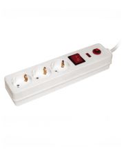 Сетевой фильтр СФ-03К 2Р+PЕ, IEK