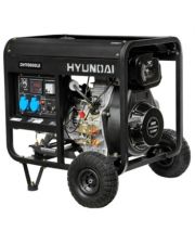 Дизельна електростанція DHY 8000LE + набір коліс, Hyundai 6кВт