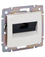 Механизм розетки компьютерной RJ-45 FTP Cat.6 Valena без захватов белый